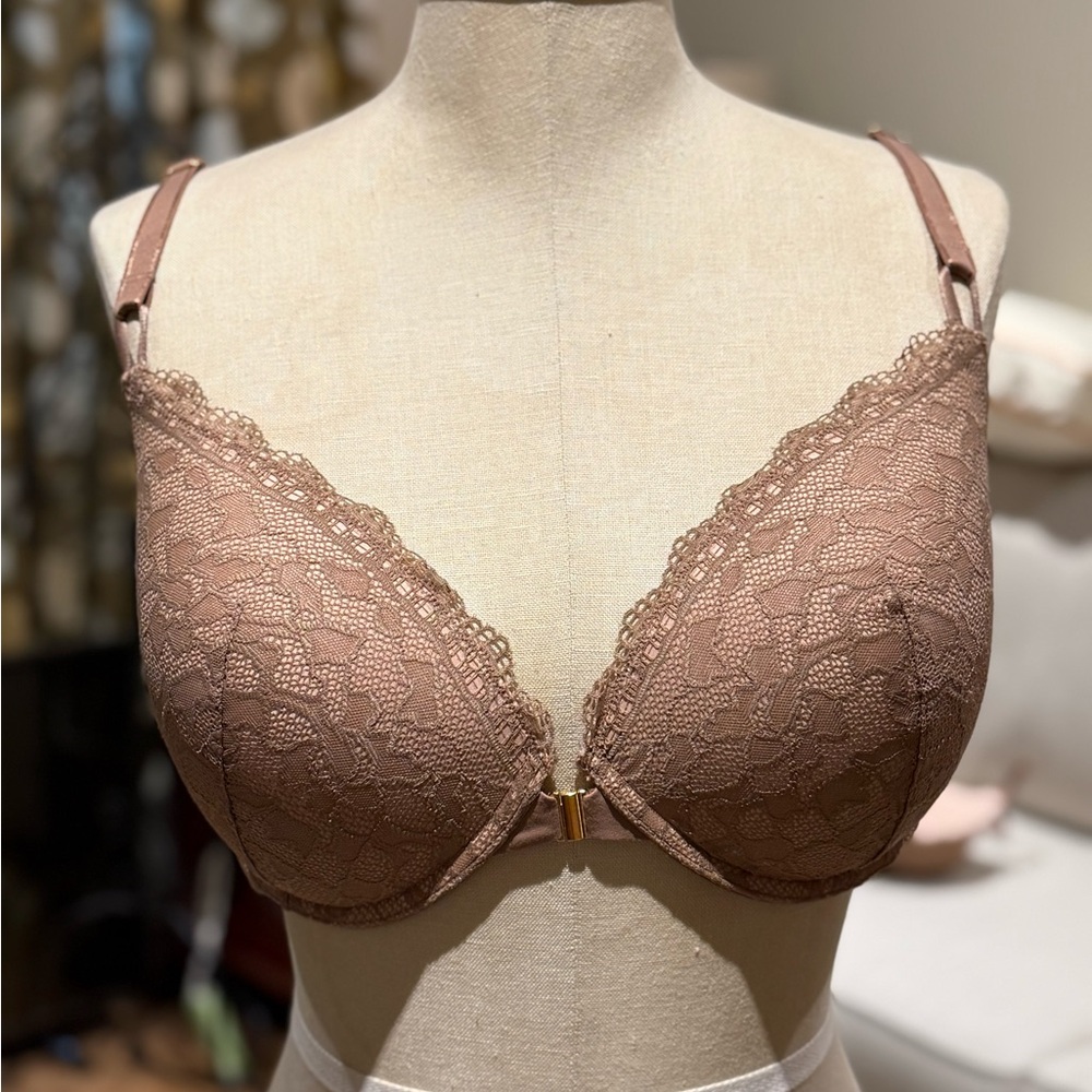 Soma Embraceable Enchanting Lace Underwire Bra in Warm Sienna